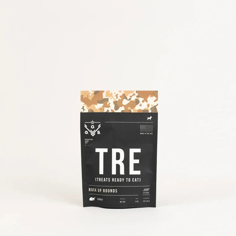 Operation Good Boy TRE: Ruck-up Rounds Turkey Jerky Dog Treats