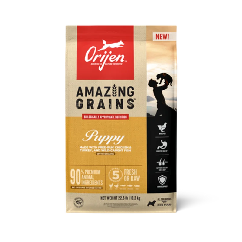 ORIJEN Amazing Grains Puppy Dry Dog Food