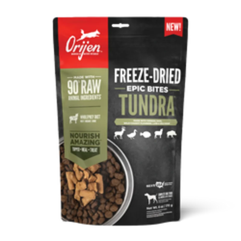 ORIJEN Freeze-Dried Epic Bites Tundra Recipe for Dogs