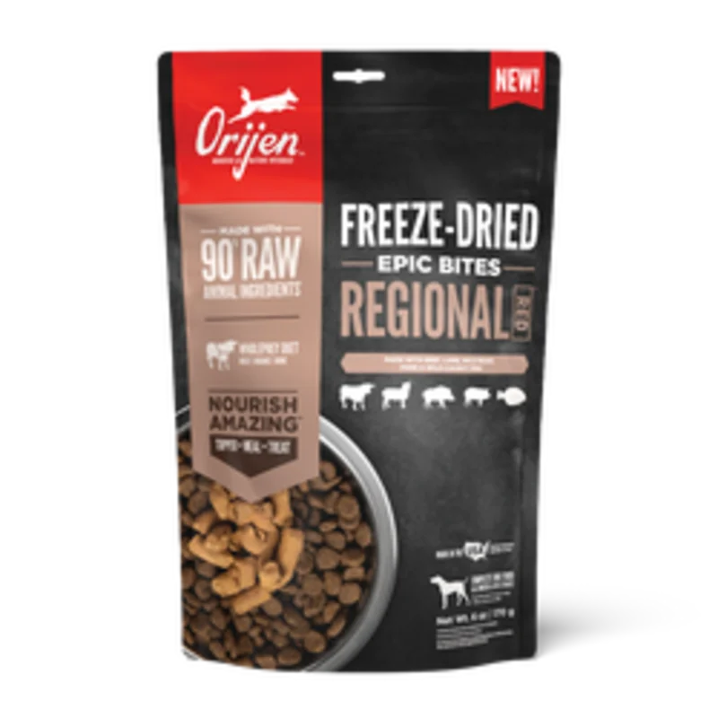 ORIJEN Regional Red  Freeze-Dried Epic Bites Recipe for Dogs