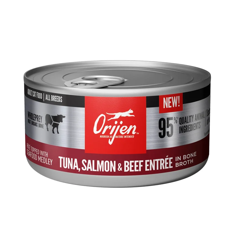 ORIJEN Tuna, Salmon & Beef Entre Wet Cat Food