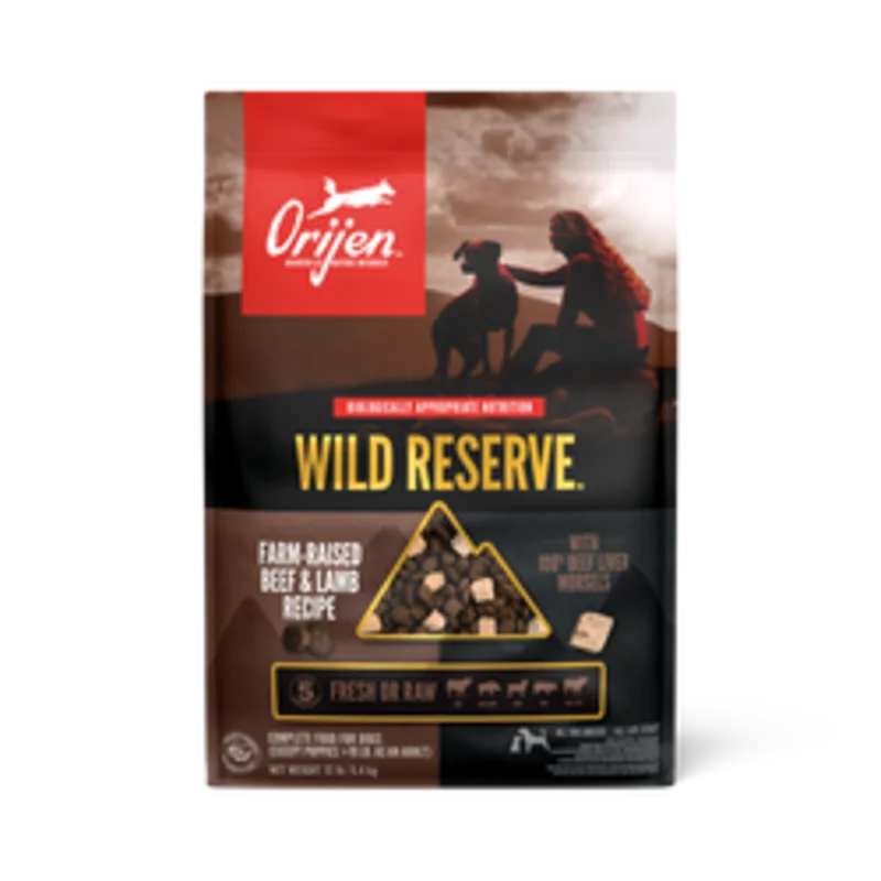 Orijen Wild Reserve Farm-Raised Beef & Lamb Recipe Dry Dog Food