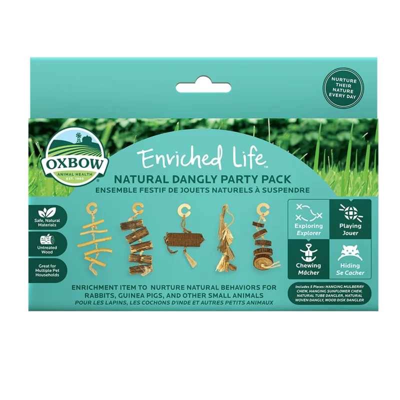 Oxbow Animal Health Enriched Life - Natural Dangly Party Pack