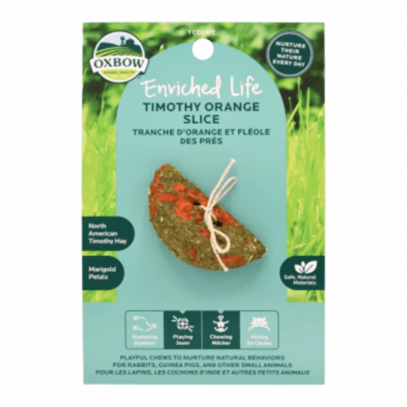 Oxbow Animal Health Enriched Life - Timothy Orange Slice