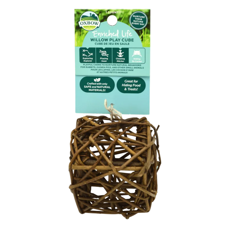 Oxbow Animal Health Enriched Life - Willow Play Cube