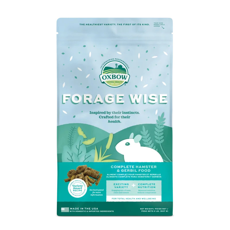 Oxbow Animal Health Forage Wise Hamster & Gerbil Food