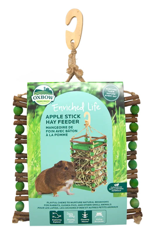 Oxbow Enriched Life - Apple Stick Hay Feeder