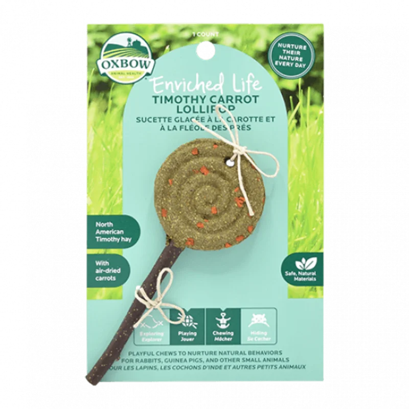 Oxbow Enriched Life Timothy Carrot Lollipop