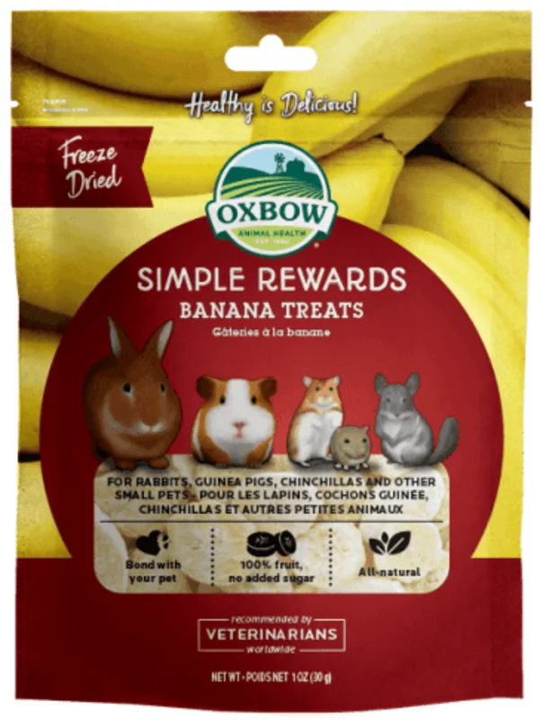 Oxbow Simple Rewards Banana Treats