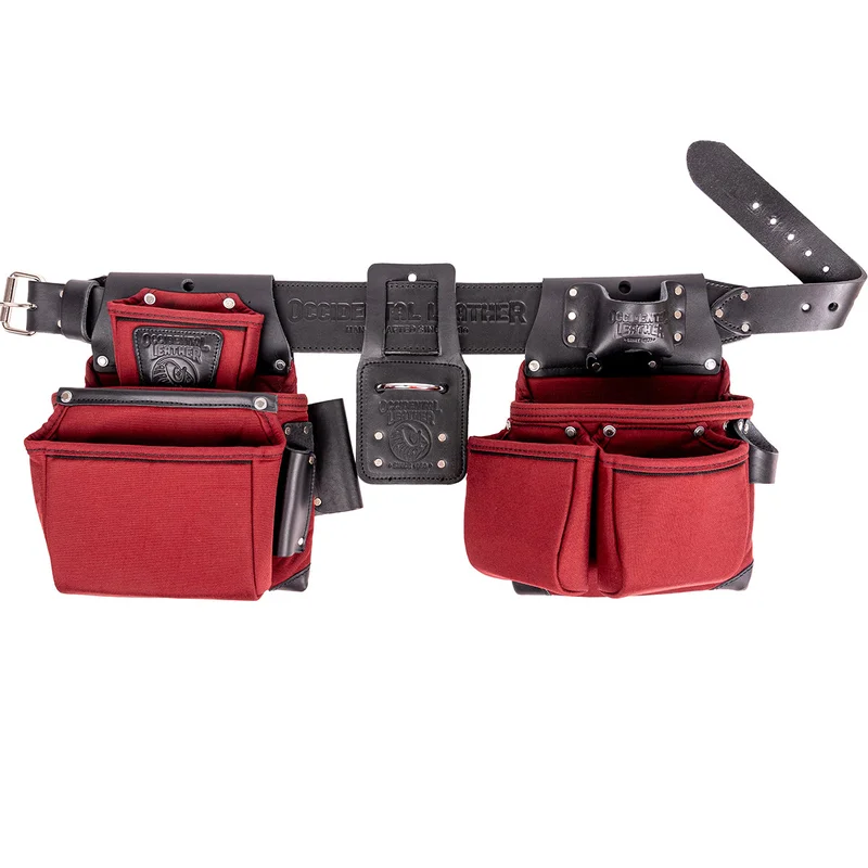OxyLights Framer Tool Belt Setup Deep Red