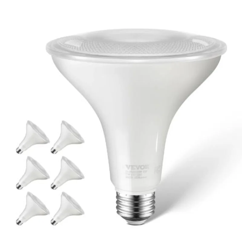PAR38 LED Flood Light Bulbs1050LM 5000K Cool White Weatherproof Stepless Dimmable 15000H Lifetime (6 Pack)