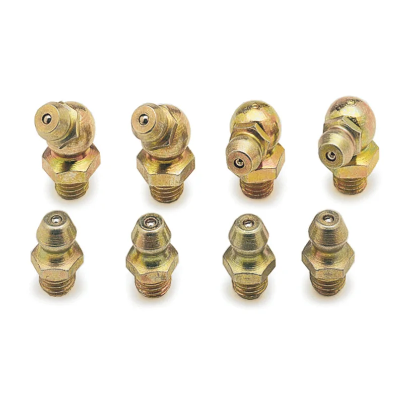 Performance Tool 8 pc. SAE Grease Fitting Assortment  1/4" x 28 Thread