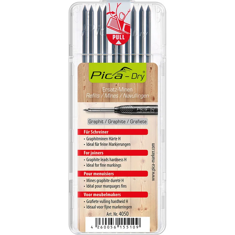 Pica-Dry Carpenter Refills - Graphite H