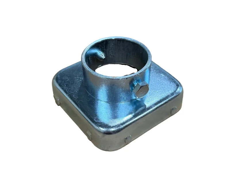 Plated Post Support Bracket for Vinyl Fences