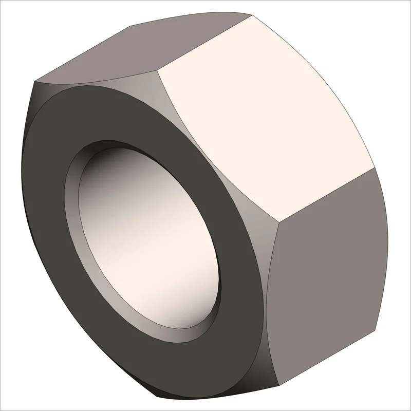 PN 26-0007 - NUT, HX, 1/4-20