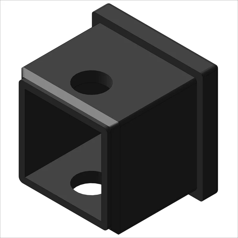 PN 3019/100 - CAP, BLK, FITS, 1.0 SQ, #16