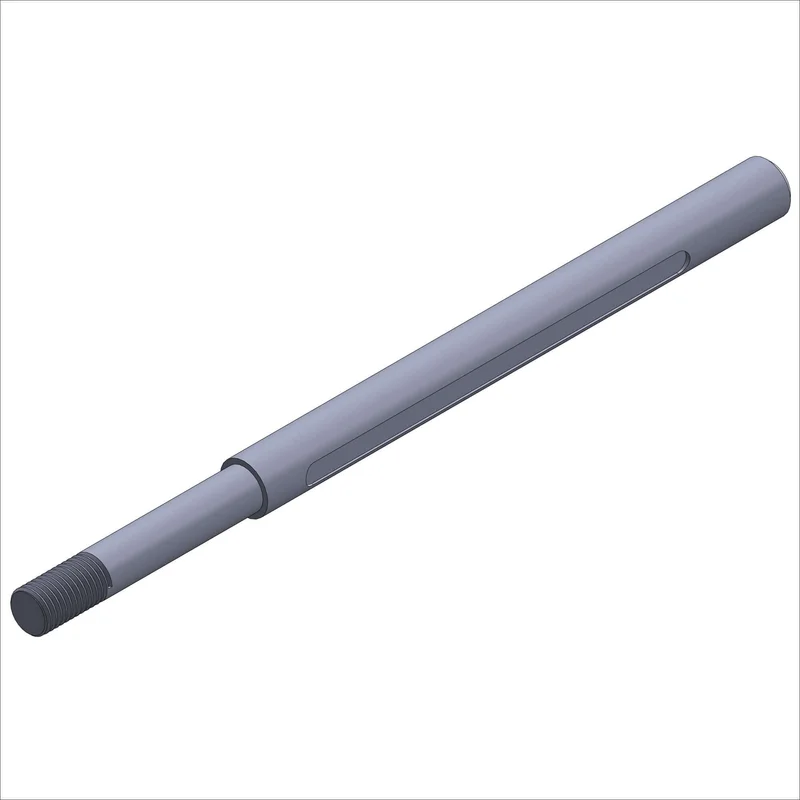 PN 395000-14 - DOORWAY DOLLY AXLE, ST, .94DIA., @14.63"
