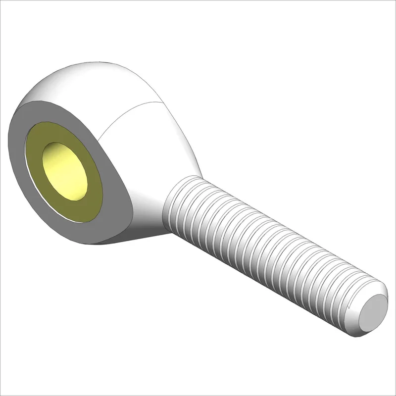 PN 6451/100 - ROD END, MALE, TREL-5 LEFT HAND