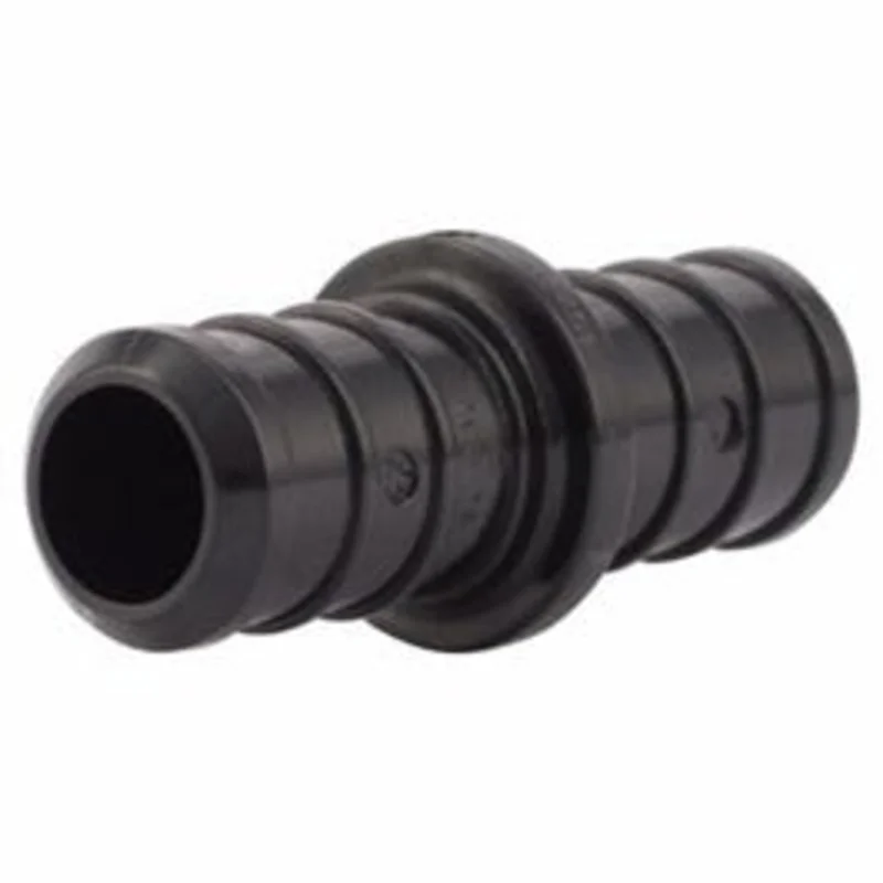 Poly Pex Coupling, Alloy Barb, 1/2-In., 5-Pk.