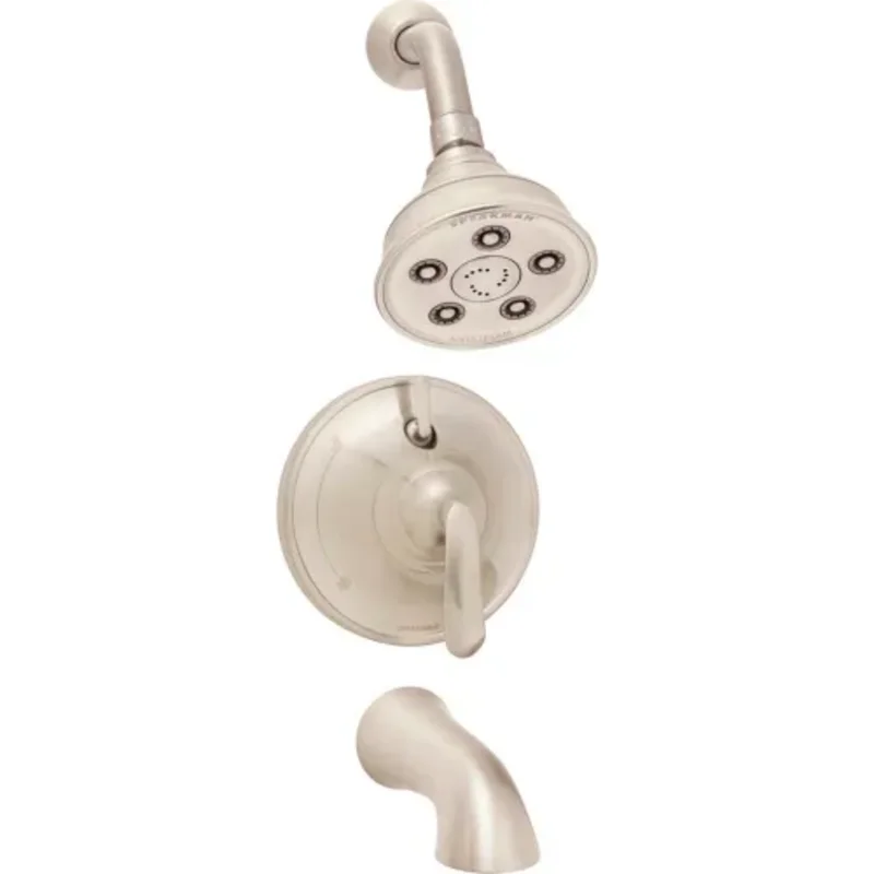 Pressure Balance Valve & Trim Shower Combination & Tub Spout SM-7430-P-BN
