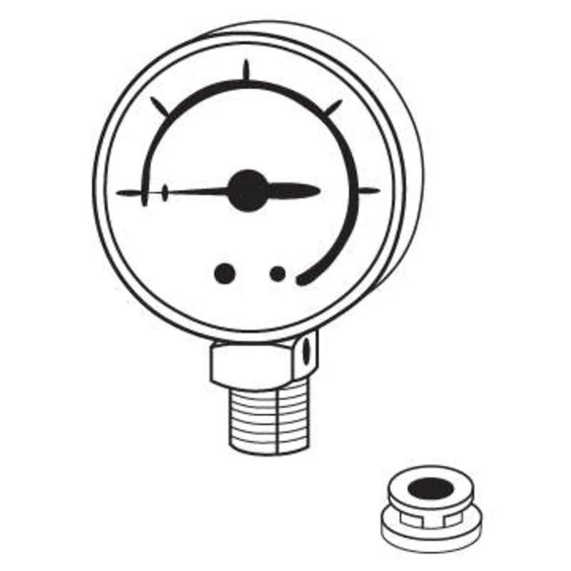 Presto Steam Gauge with Black Rubber Adaptor for Presto Pressure Canners 22 qt. (22 Quart)