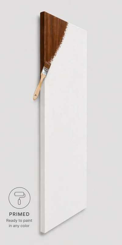 PRIMED Door Panel for TRI FOLD Compack. Made in Italy.