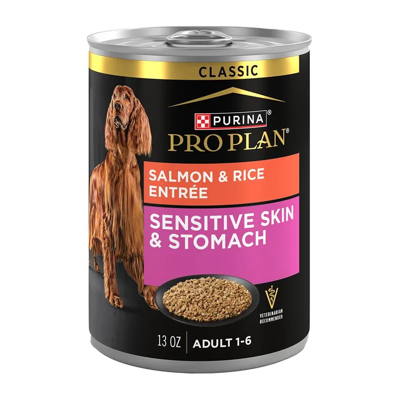 Pro Plan Sensitive Skin & Stomach Salmon & Rice Entre Classic Wet Dog Food
