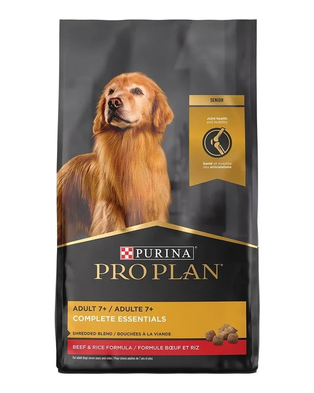 Purina Pro Plan Complete Essentials Adult 7+ Beef & Rice Dry Dog Food