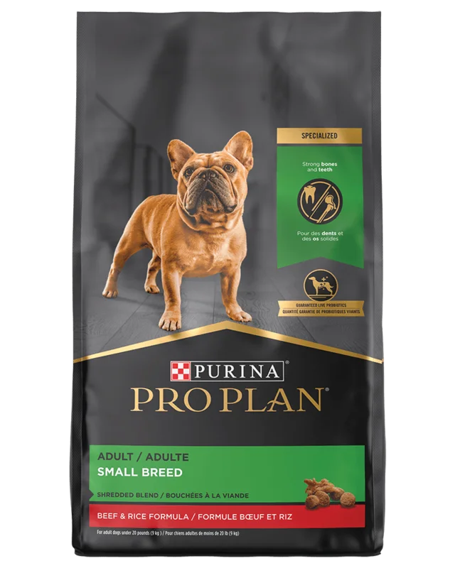 Purina Pro Plan Pro Plan Small Breed Shredded Blend Beef & Rice Dry Dog Food