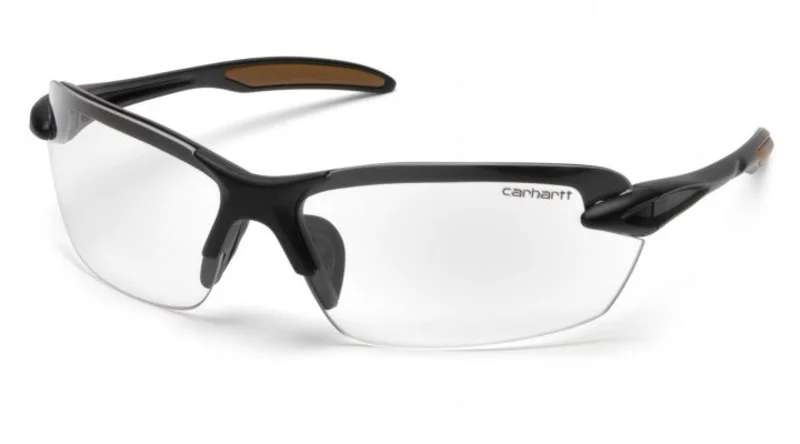 Pyramex Carhartt Spokane Clear Lens with Black Frame Black