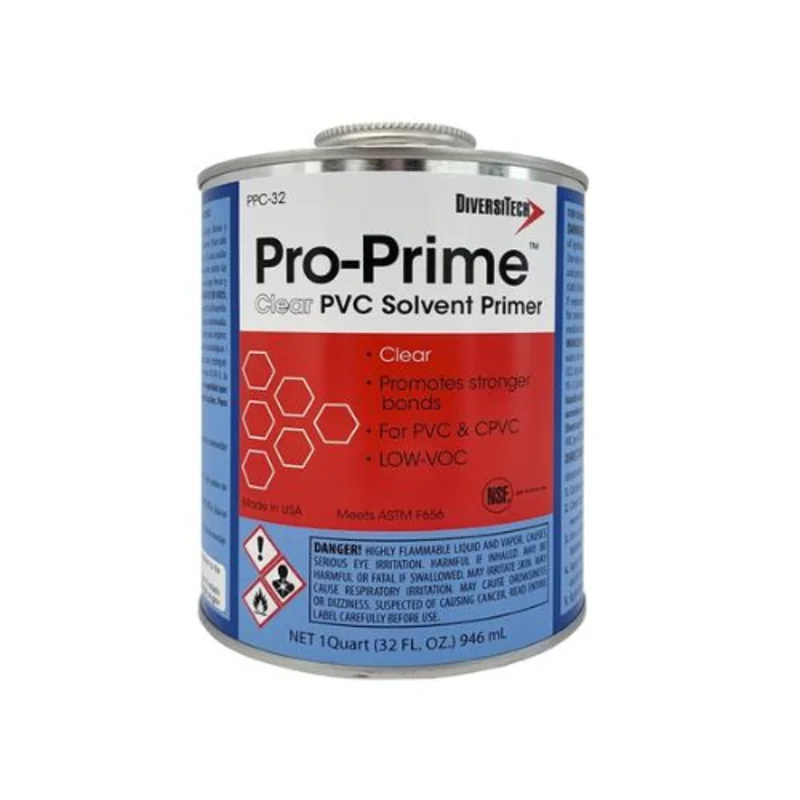 Quick Apply Clear PVC Primer With Brush Applicator Clear PPC-32