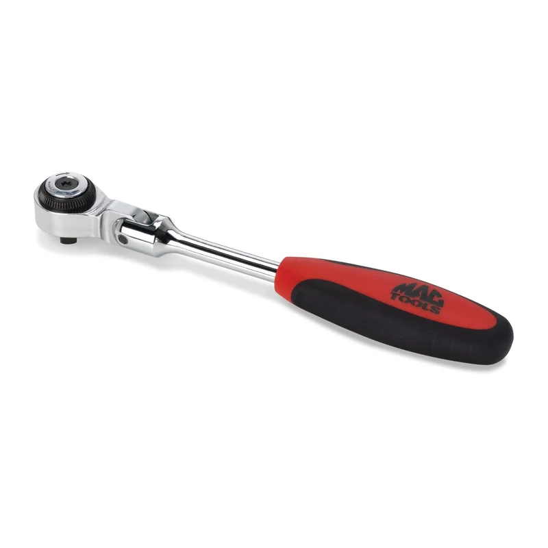 Ratchet, 1/4" Drive 6" Round Head Flex with Comfort-Grip