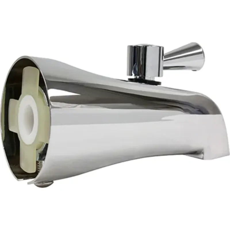 Rear-Connect Slip-On Diverter Tub Spout W/ Positive Shutoff, Rear Lift 82-0029