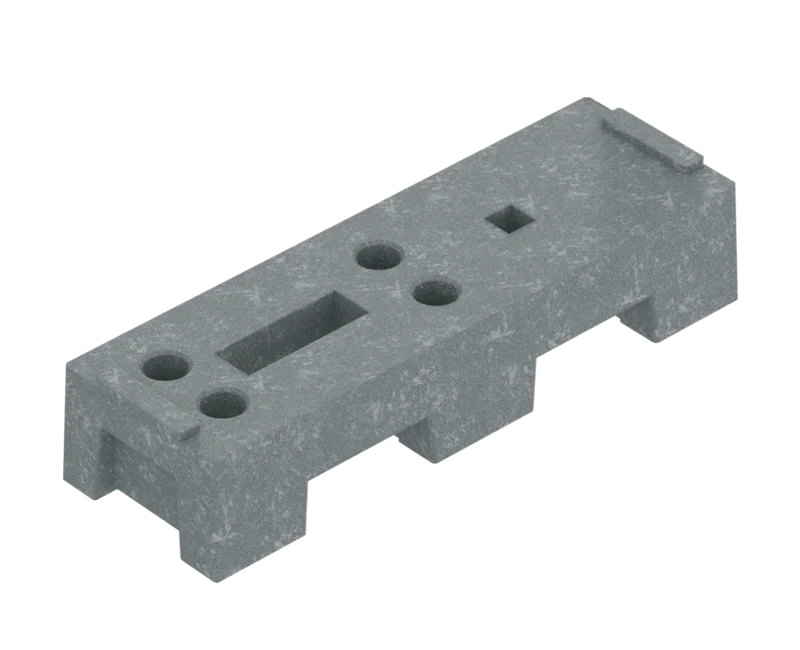 Recycled Footing with Gap 40 lbs.