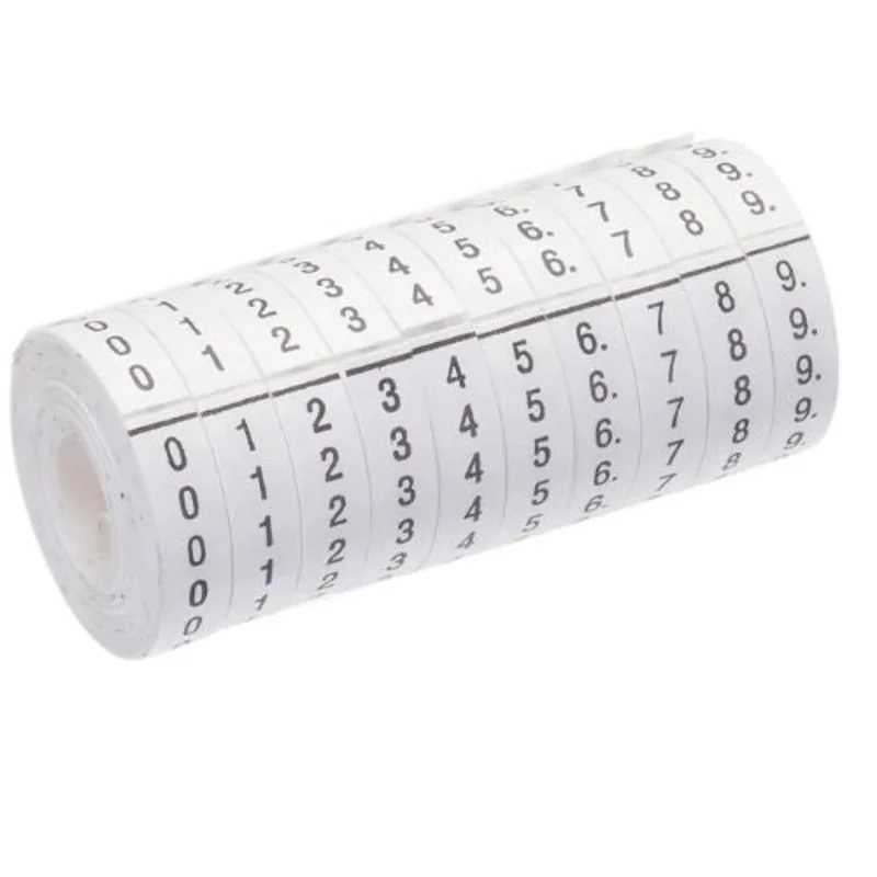 Refill Wire Marker Roll With 0 Through 9 Legend Rolls 42-399