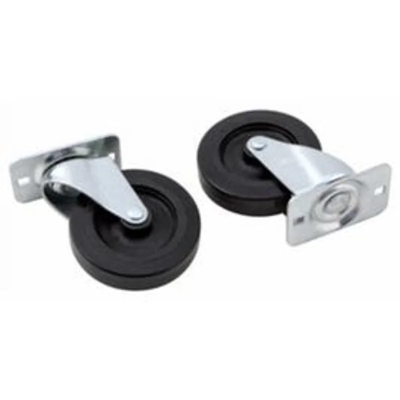 Replacement Caster, PVC, 3 x 5/8-In., 2-Pk.