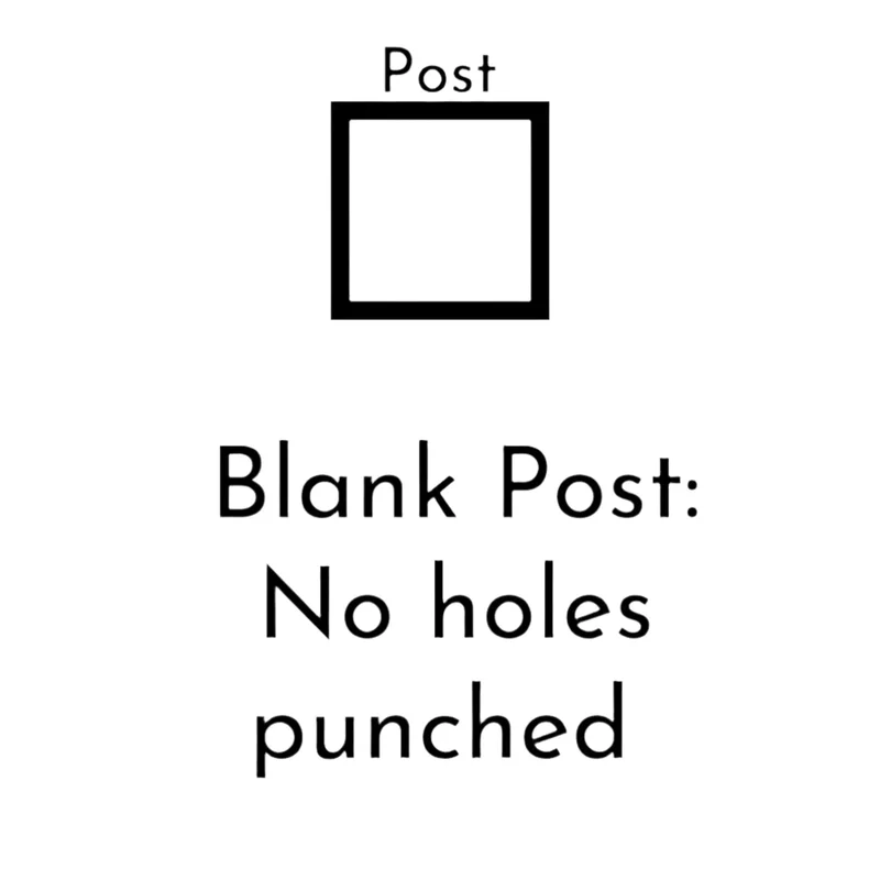 Residential Aluminum Blank Post Black