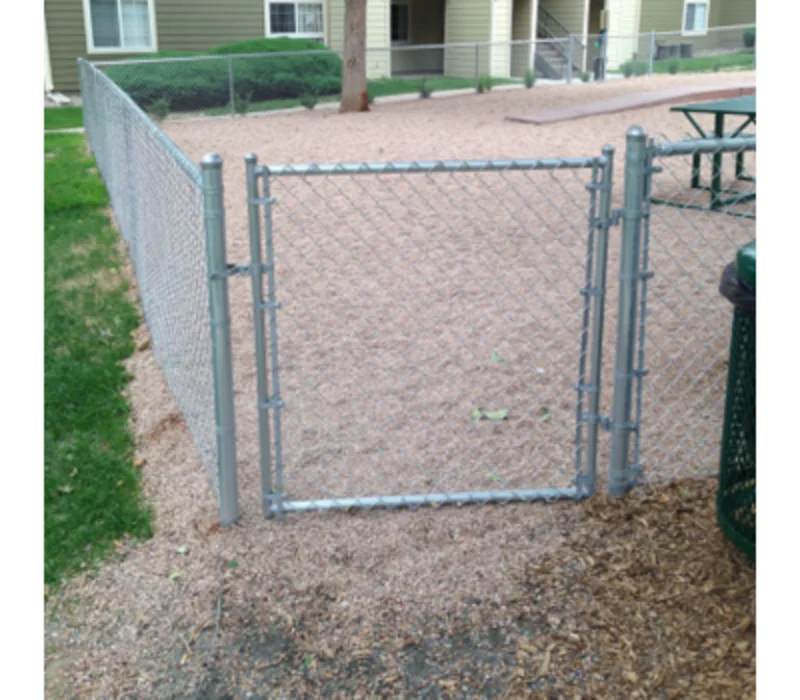 Residential Chain Link Single Swing Gate