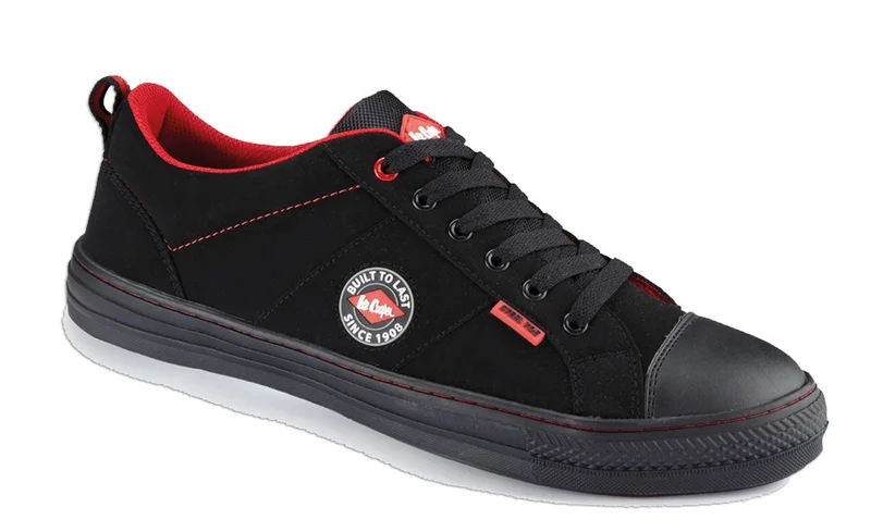 Retro Style Safety Trainer Black - 8 LC054-8
