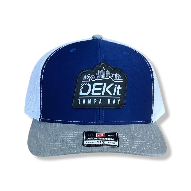Richardson 112 DEKit Patch Hat Heather Gray/White