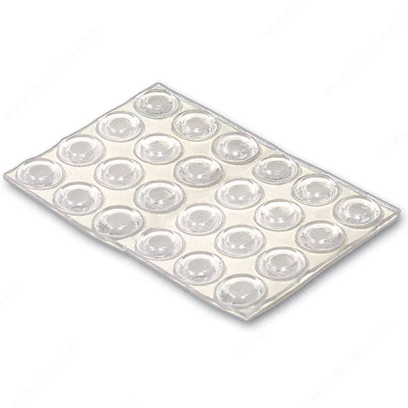Richelieu Hardware PRO-TEC PVC Round Bumper Pads 1/2 in.