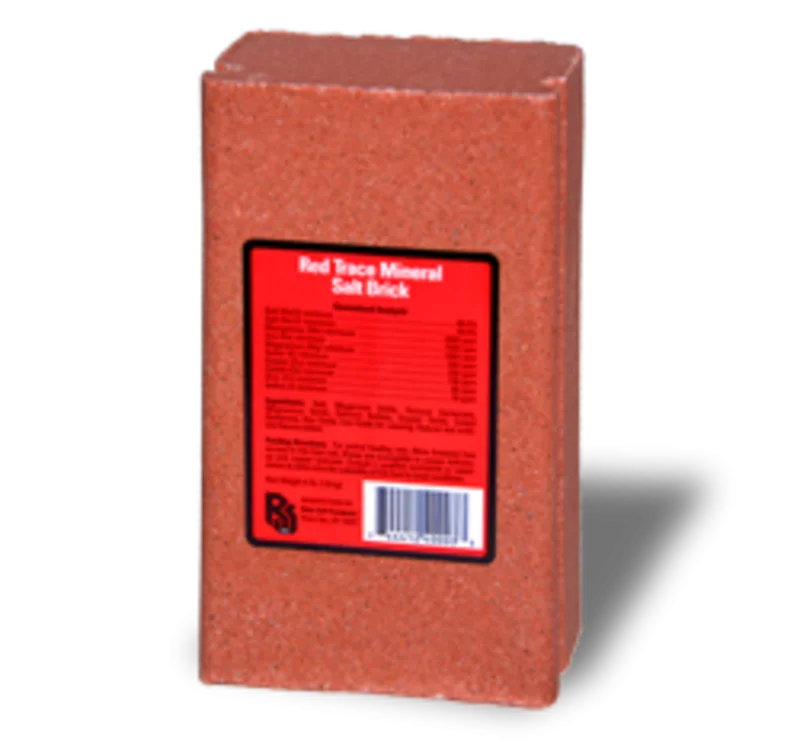 Roto Salt Red Trace Mineral Salt Brick