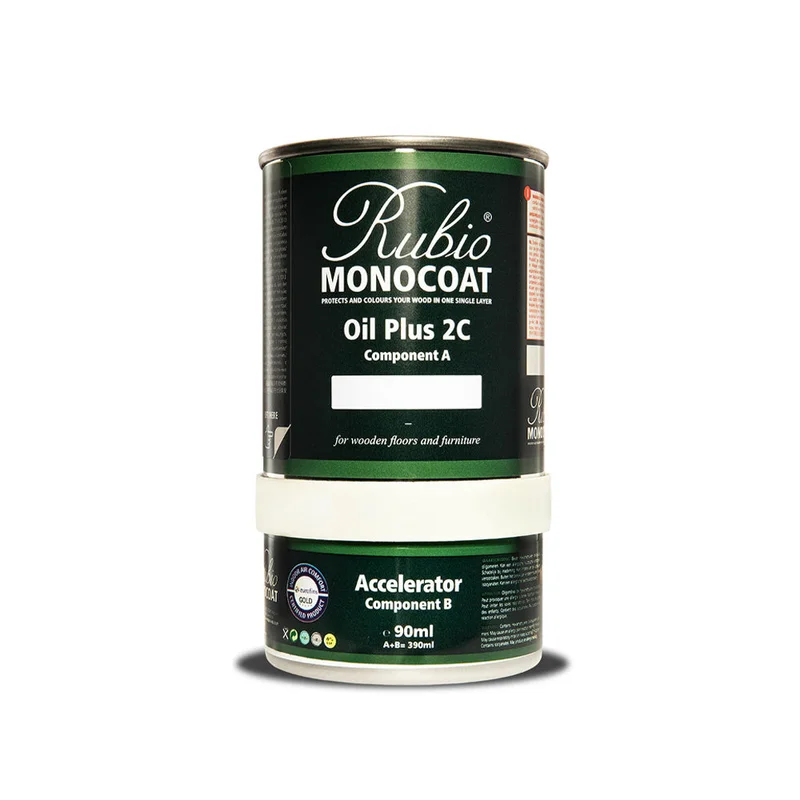 Rubio Monocoat Oil Plus 2C - 390ml (Includes Parts A & B) Bourbon