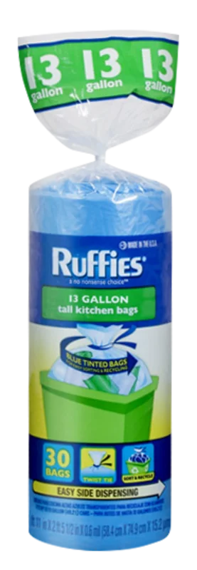 Ruffies Sort & Recycle Bags 33 Gallon (33 Gallon)