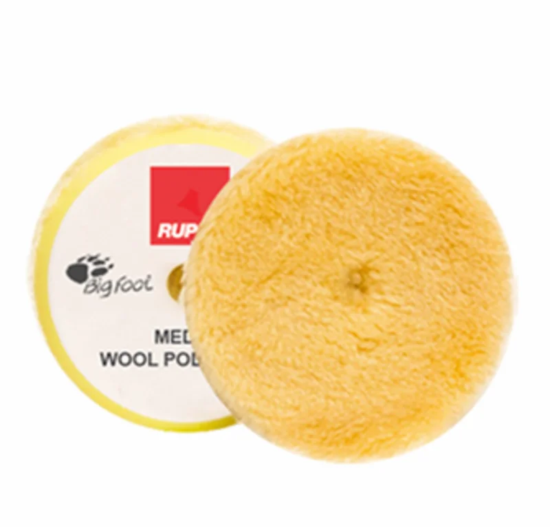 Rupes BigFoot Yellow Wool Medium Polishing Pad