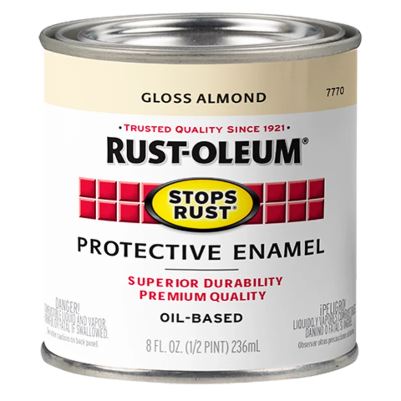 Rust-Oleum Protective Enamel Brush-On Paint Gloss Almond Gloss Almond