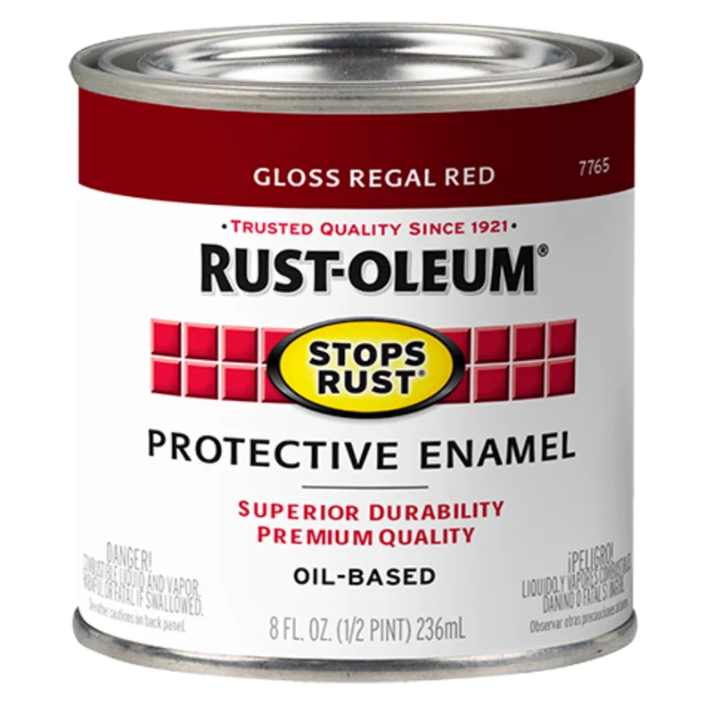 Rust-Oleum Protective Enamel Brush-On Paint Gloss Regal Red Regal Red