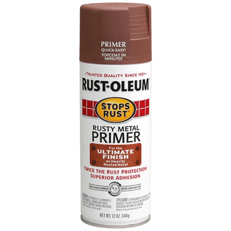 Rust-Oleum STOPS RUST SPRAY PAINT AND RUST PREVENTION Rusty Metal Primer Spray