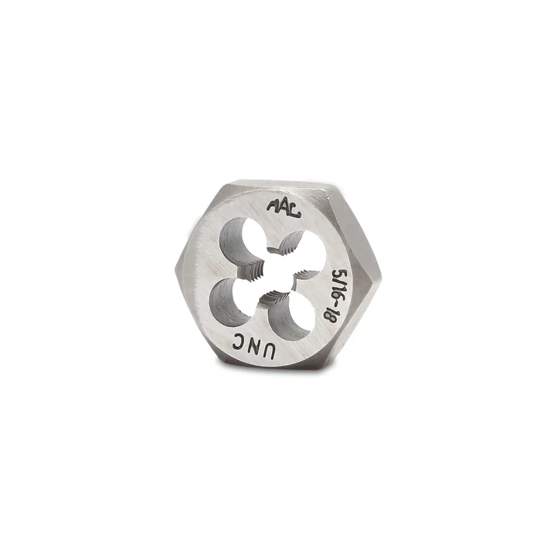 SAE Hexagonal Die 5/16"-18 NC - 1" Shank