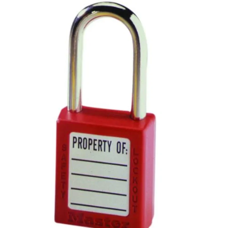 Safety Lockout Padlock 1-1/2" Shackle Red 44-916